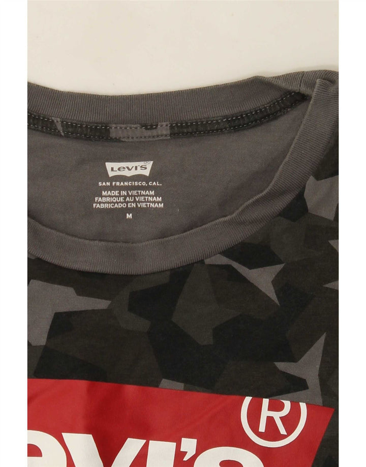 Levi's Tee-Shirt Graphique Homme Kaki Moyen Camouflage