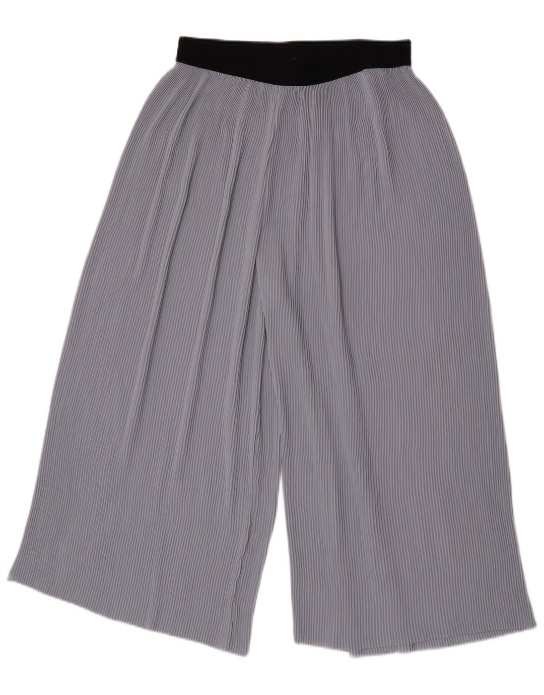 Pantalon Capri Cullotes Femme Zara Medium W28 L21 Bleu Colorblock