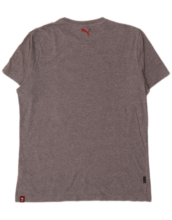Puma T-shirt graphique pour homme, grand, gris