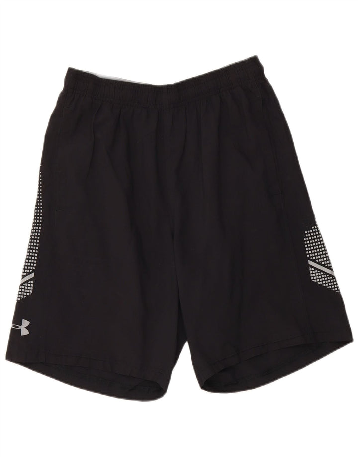 UNDER ARMOUR Short de Sport Heat Gear Homme Noir Moyen Géométrique