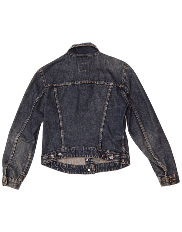 Gas Veste en jean courte pour femme UK 12 Bleu moyen Coton