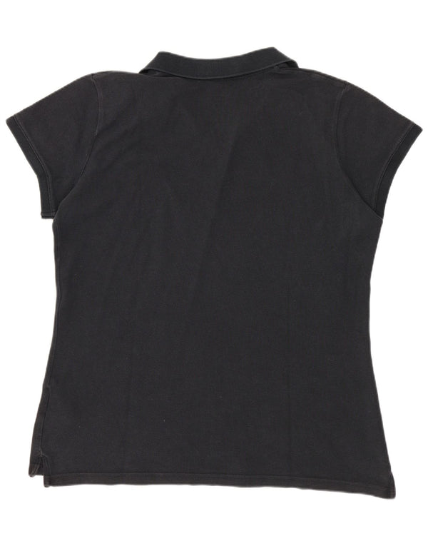 Nike Polo Femme UK 18 XL Noir Coton