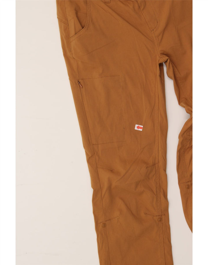 PRANA Womens Slim Casual Trousers US 6 Medium W30 L30 Brown Vintage Prana and Second-Hand Prana from Messina Hembry 