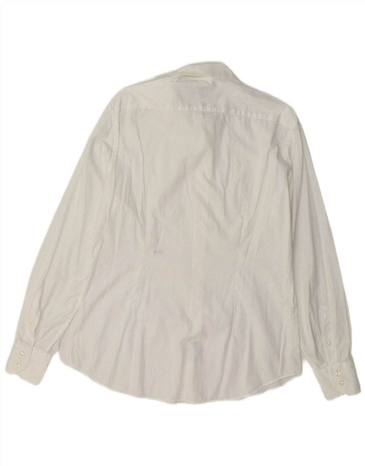 Vitali Chemise Homme Taille 40 15 3/4 Coton Blanc Moyen