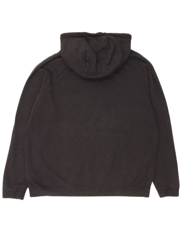 Nike Pull à capuche pour femme UK 16 Large Noir Coton
