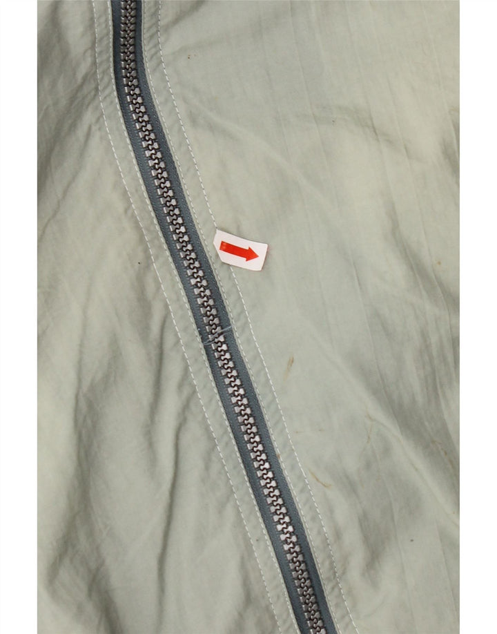 VINTAGE Veste de survêtement pour hommes Large Green Colourblock