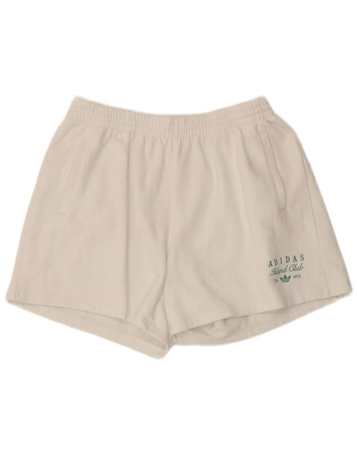 ADIDAS Short de sport pour femme UK 20/22 XL Blanc Coton