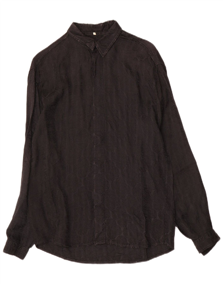 Chemise Homme Azzurra Small Noir Géométrique