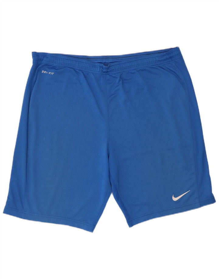 Short de sport Nike Dri Fit pour hommes, grand, bleu, polyester
