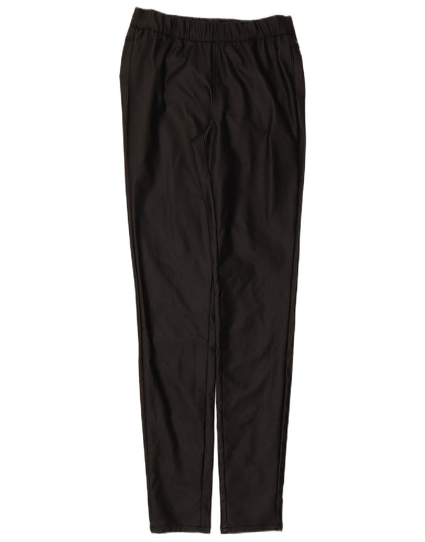 Kaffe Pantalon décontracté slim pour femme IT 36 XS W26 L31 Noir Viscose