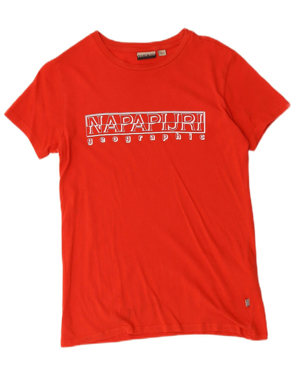 Napapijri T-Shirt Graphique Garçon 13-14 ans Rouge Coton