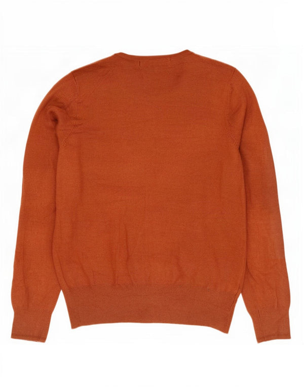 Marks & Spencer Pull Cardigan Femme UK 12 Viscose Marron Moyen