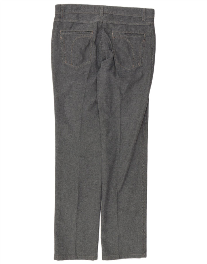 Trussardi Femme Pantalon Droit Casual W30 L34 Gris