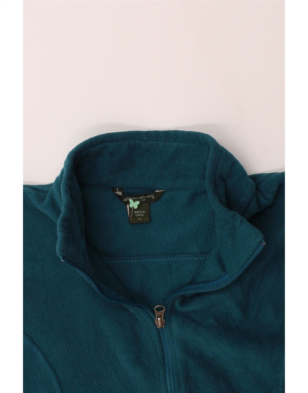 EDDIE BAUER Womens Fleece Gilet UK 18 XL Blue Polyester Vintage Eddie Bauer and Second-Hand Eddie Bauer from Messina Hembry 