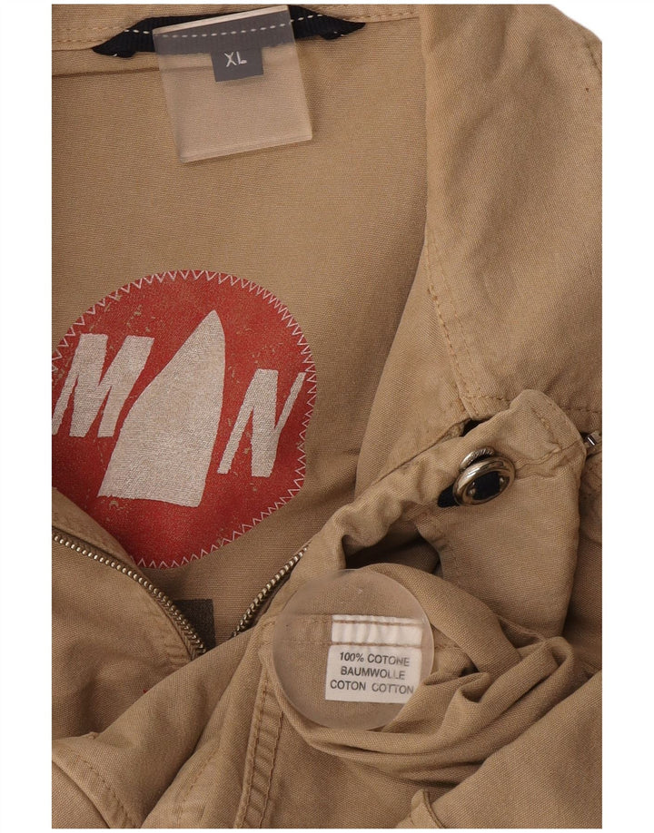 Murphy & Nye Veste Bomber Homme UK 42 XL Coton Beige