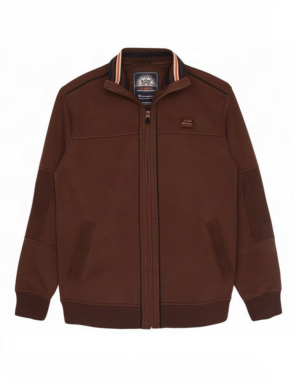 Champion Veste de survêtement pour homme 2XL en coton marron