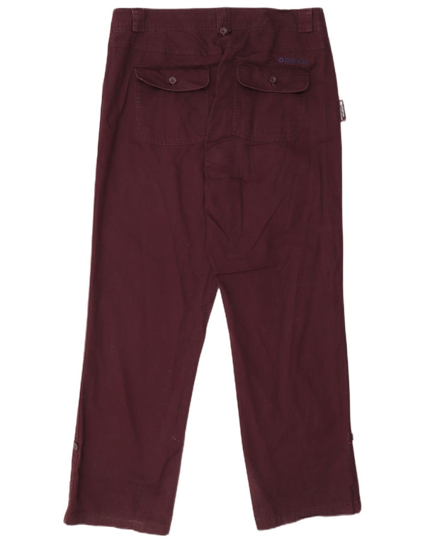 Mountain Warehouse Pantalon décontracté pour femme UK 14 Large W32 L30 Bordeaux