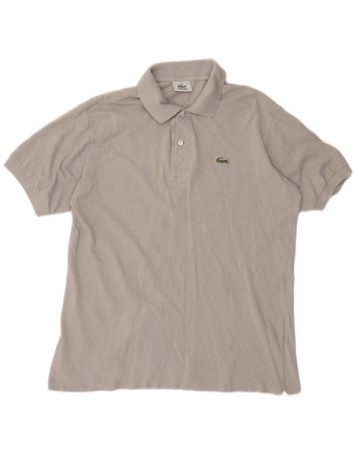 LACOSTE Polo Homme Taille 4 Coton Gris Moyen