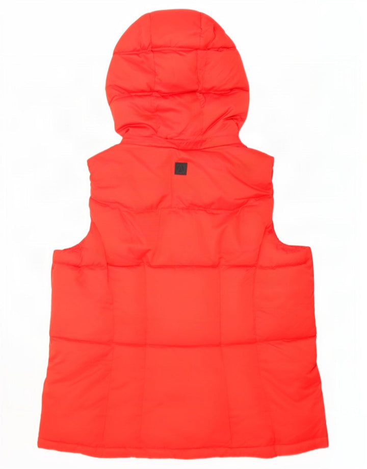 Marks & Spencer Gilet rembourré à capuche pour femme UK 18 XL Rouge Polyester