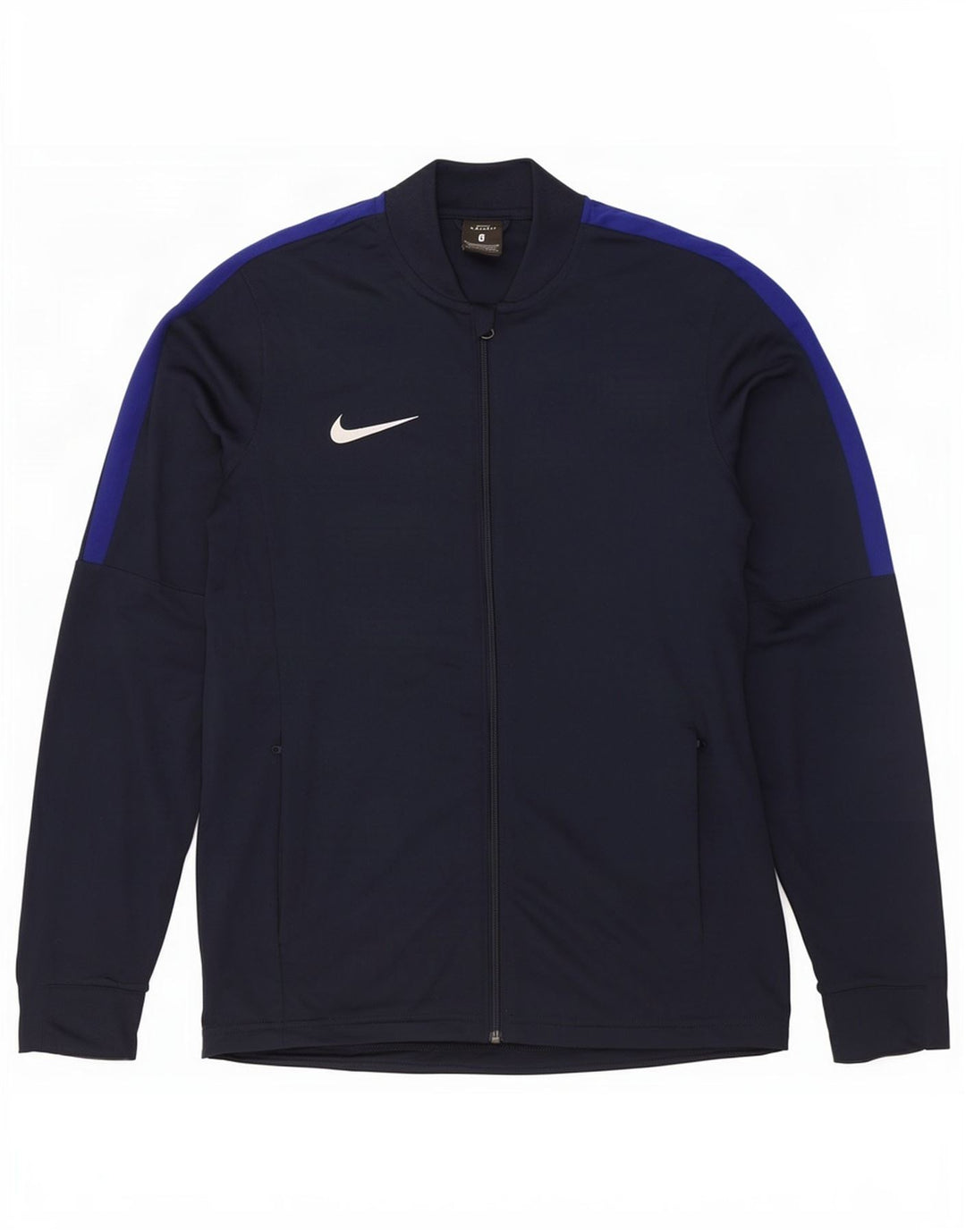 Veste de survêtement Nike Dri Fit pour homme, bleu marine moyen, color block