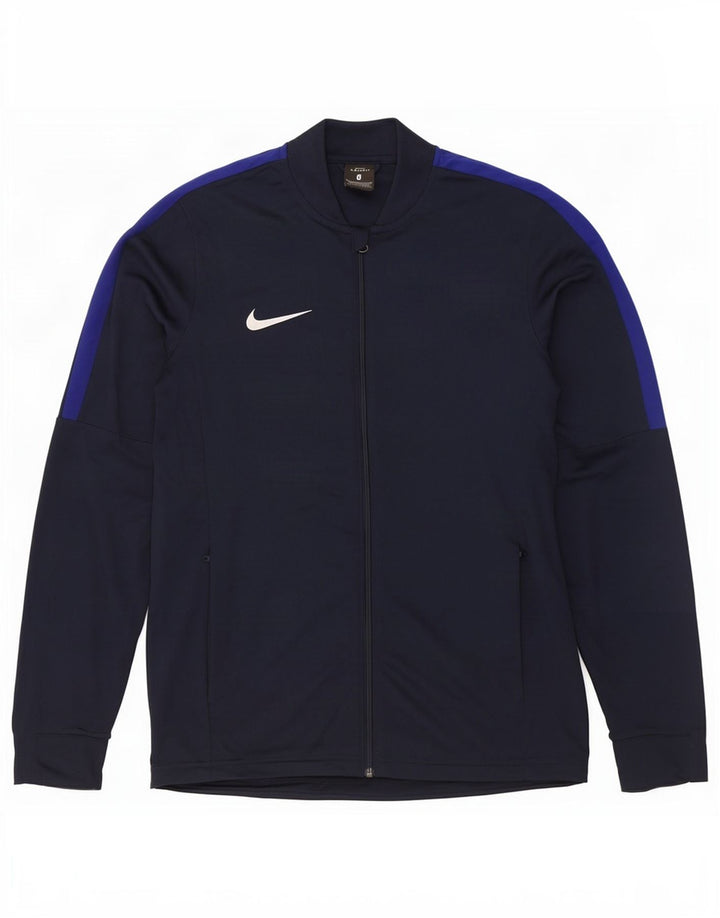 Veste de survêtement Nike Dri Fit pour homme, bleu marine moyen, color block