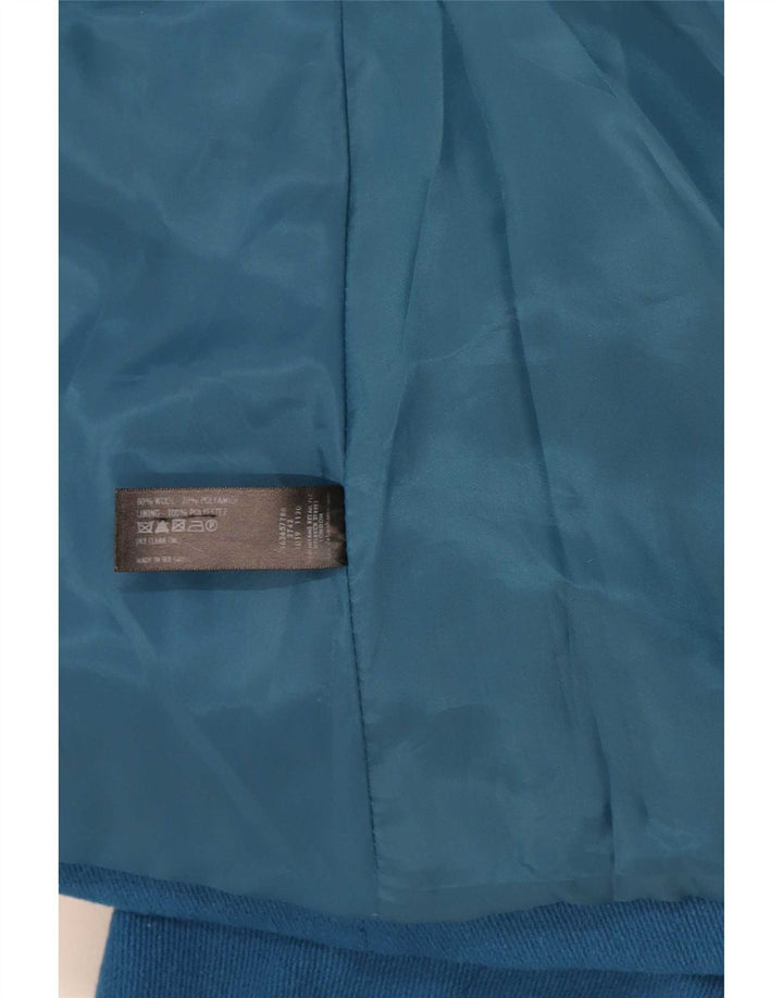John Rocha Caban Femme UK 22 3XL Laine Bleue