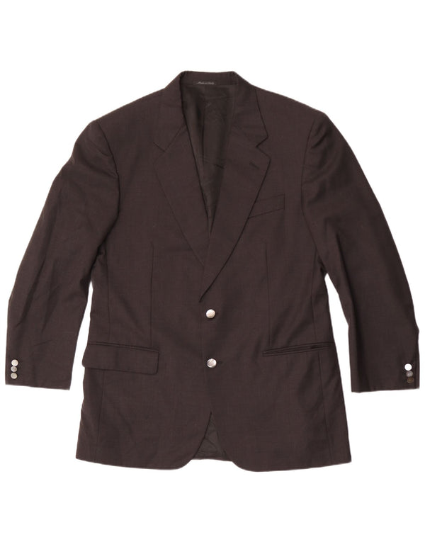 Pierre Cardin Veste Blazer 2 Boutons Homme IT 50 Grande Laine Grise