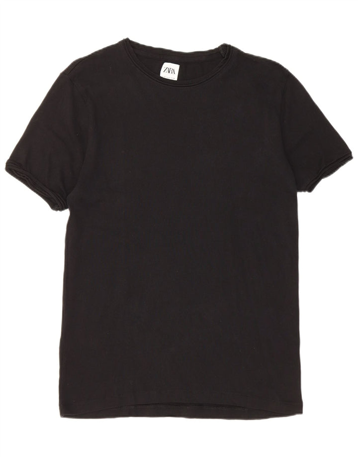 Zara T-Shirt Homme Haut Petit Noir
