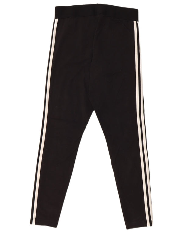 Adidas Leggings Femme UK 12/14 Coton Noir Moyen