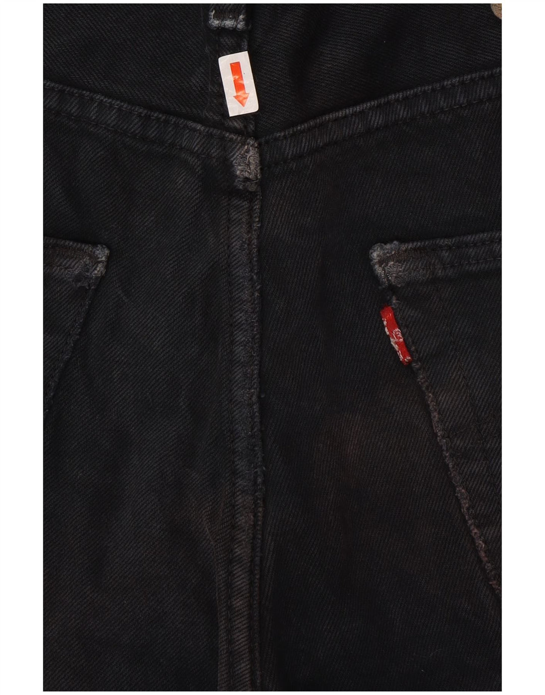 LEVI'S Short en Jean 501 Homme W32 Noir Moyen Coton