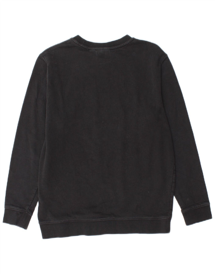 VANS Sweat-shirt graphique pour femme UK 14 Grand coton noir