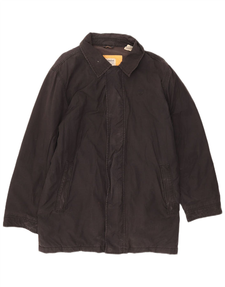 Timberland Veste coupe-vent pour homme UK 36 Petit coton noir