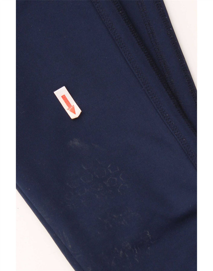 Adidas Pantalon de survêtement pour femme UK 10 Small Bleu marine Polyester