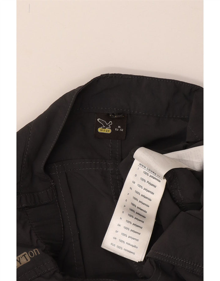 SALEWA Short Cargo Homme IT 52 XL W38 Gris Polyamide