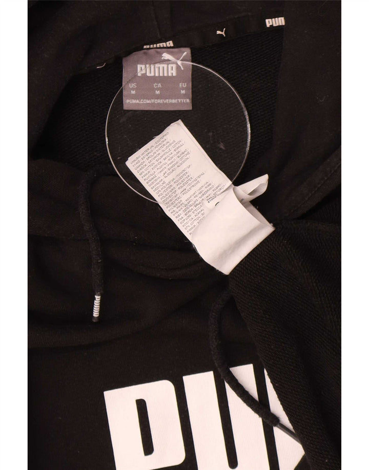 Puma Pull à Capuche Graphique Homme Noir Moyen Coton