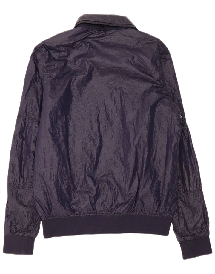 CALVIN KLEIN JEANS Veste Bomber Homme UK 38 Medium Bleu Marine Nylon