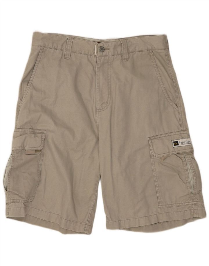 QUIKSILVER Short Cargo Homme W30 Coton Gris Moyen