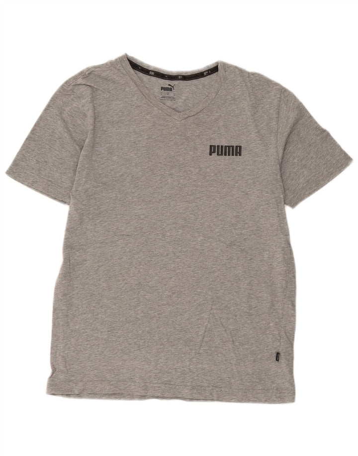 Puma T-Shirt Homme Gris Petit Coton