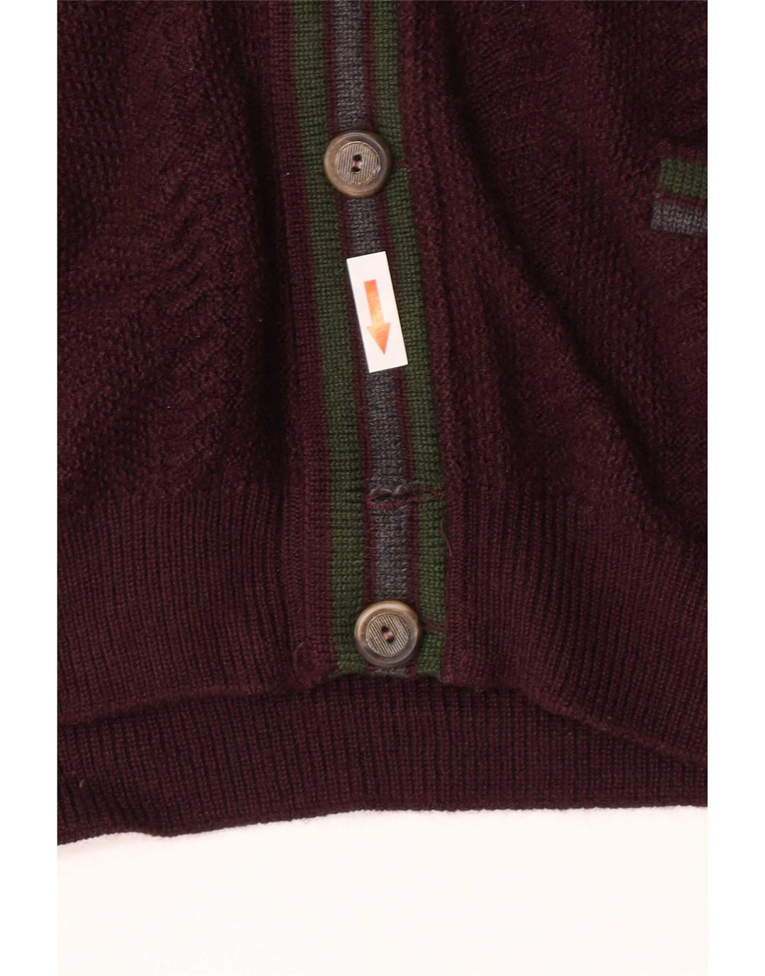 Il Granchio Pull Cardigan Homme Petit Marron Rayé
