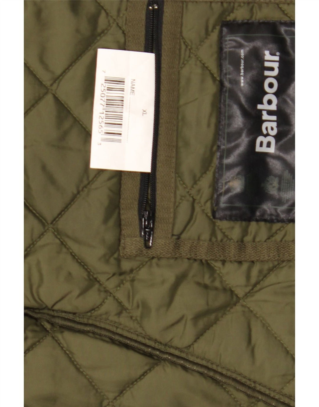 Barbour Veste matelassée pour homme UK 42 XL Vert Polyester