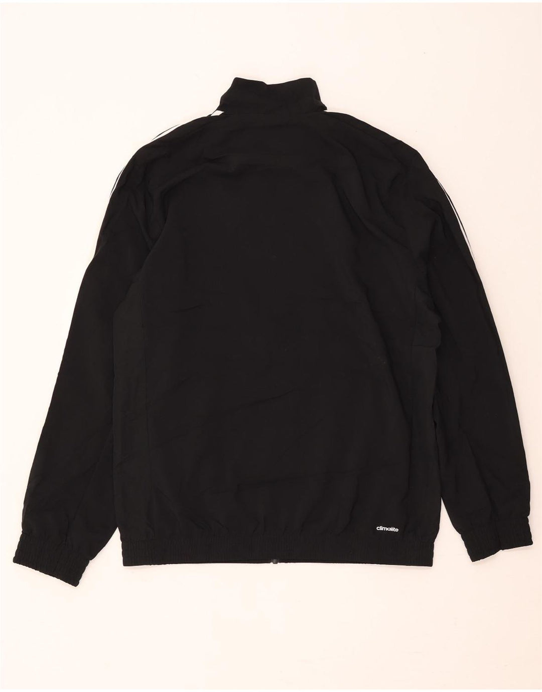 Adidas Climalite Survêtement Top Veste UK 42/44 Large Noir Polyester