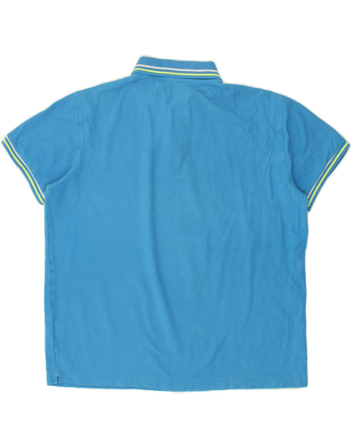 LOTTO Mens Polo Shirt XL Blue Cotton Vintage Lotto and Second-Hand Lotto from Messina Hembry 