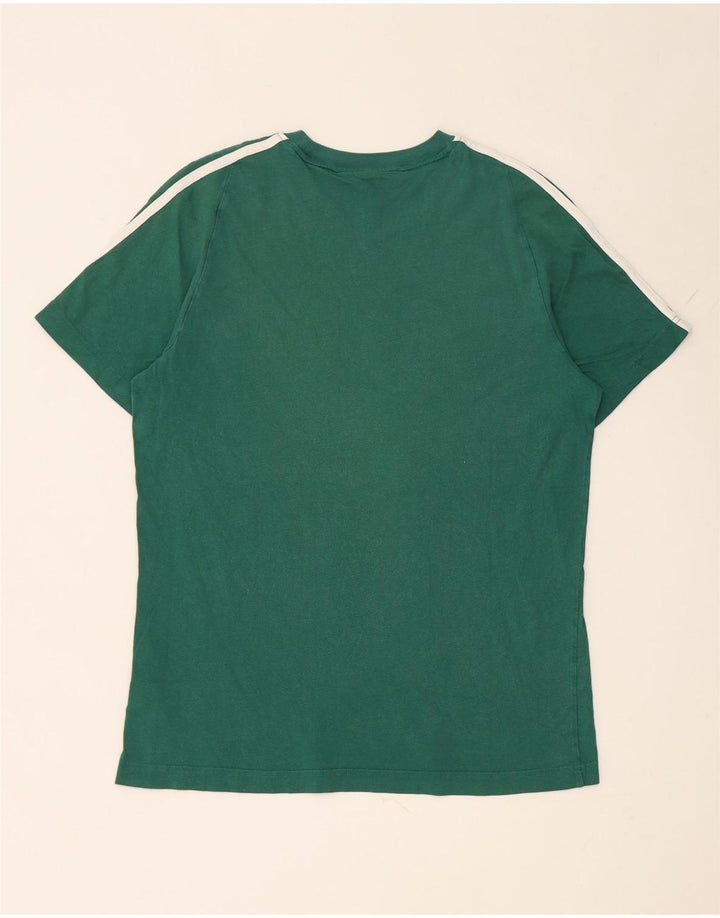 Adidas T-Shirt Homme Vert Moyen Coton