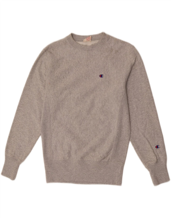 Champion Reverse Weave Sweatshirt Jumper Petit Gris Coton