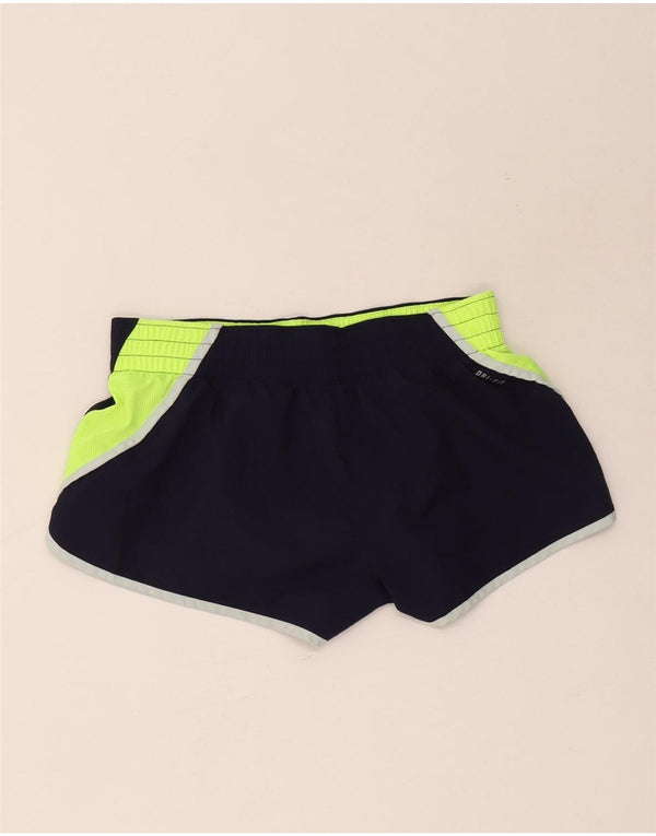 Nike Short de sport ample Dri Fit pour femme UK 14 Large Bleu marine