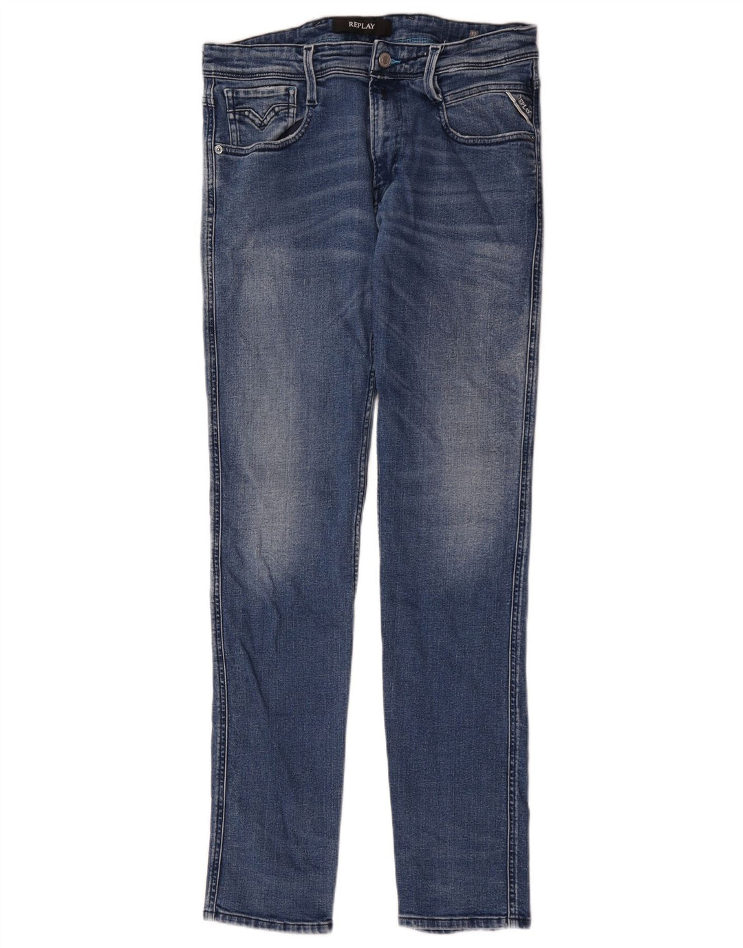 Replay Jean Slim Femme W32 L32 Bleu