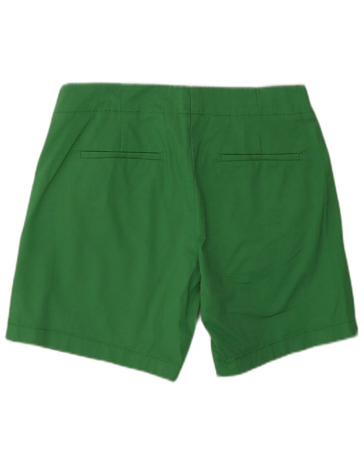 J. Crew Short Chino Femme US 6 Medium W30 Vert Coton