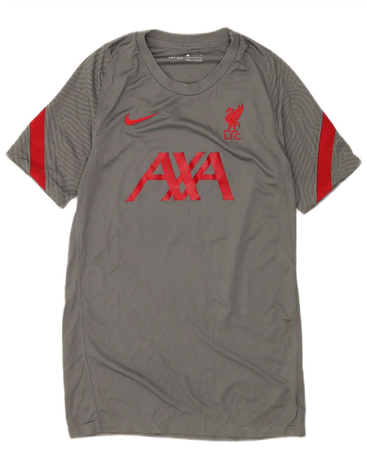 Nike Hommes Liverpool Graphic T-Shirt Haut Petit Gris Colorblock Polyester
