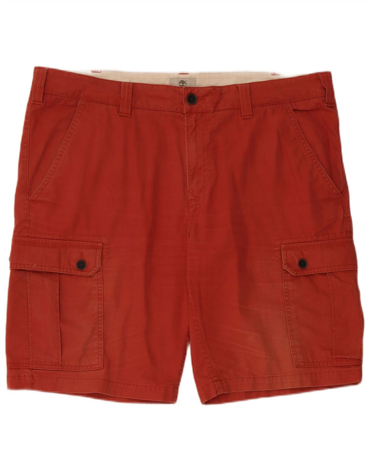 Timberland Short Cargo Homme W40 XL Rouge Coton