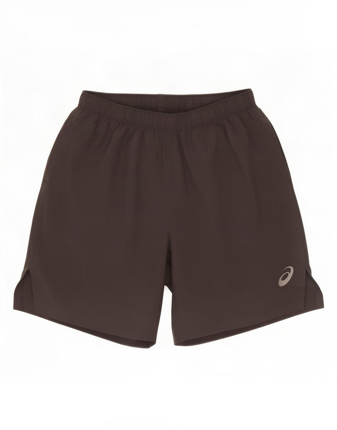 Asics Short de Sport Homme Gris Moyen Polyester